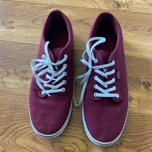 VANS shoes VANS OFF THE WALL Classic Canvas Burgundy women 8.5